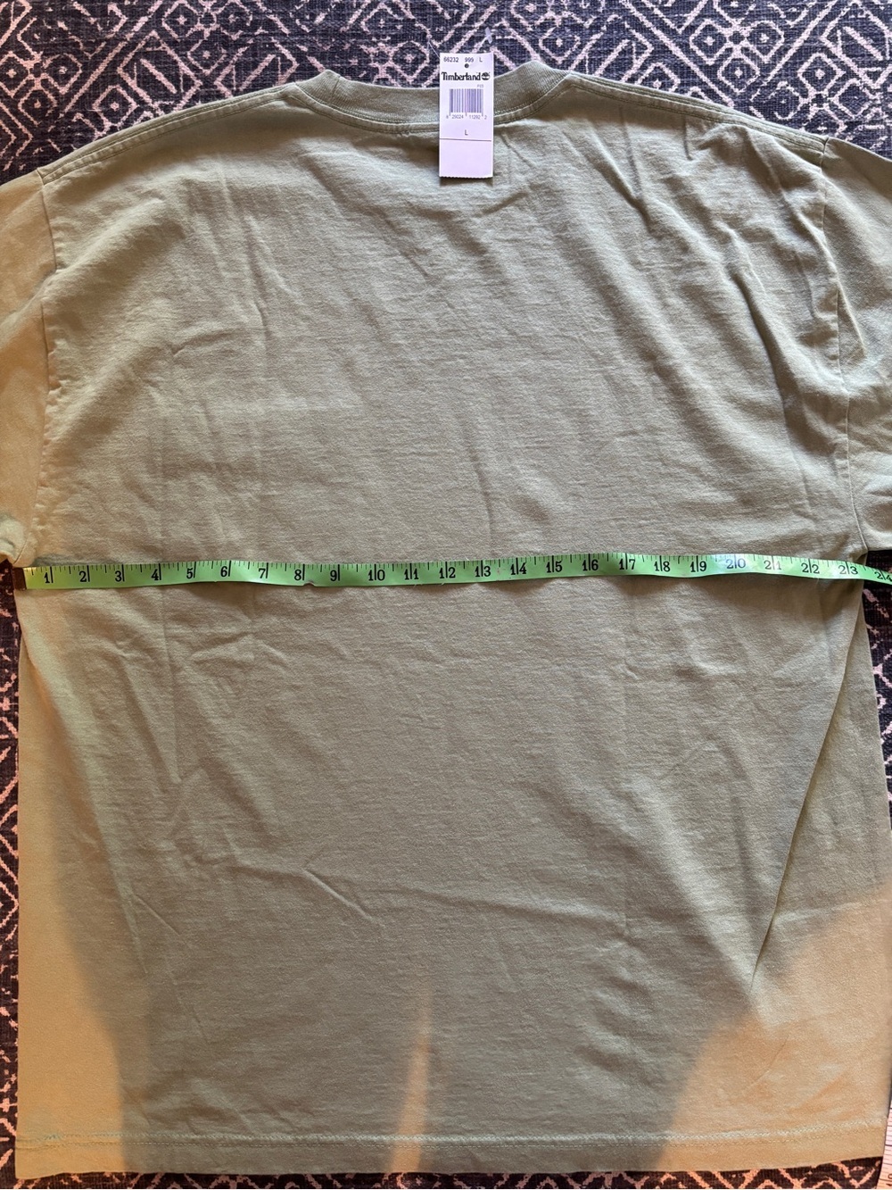 Timberland Olive Green Short-Sleeve Pocket Tee - Picture 5 of 6